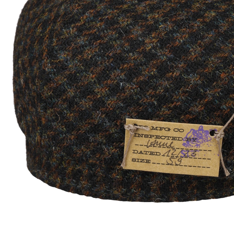 Stetson Driver Cap Houndstooth Harris Tweed