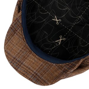 Stetson Driver Cap Silk Check by Balmoral