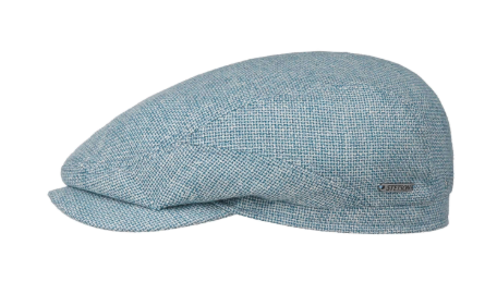 Stetson Driver Cap Virgin Wool/Linen Blue