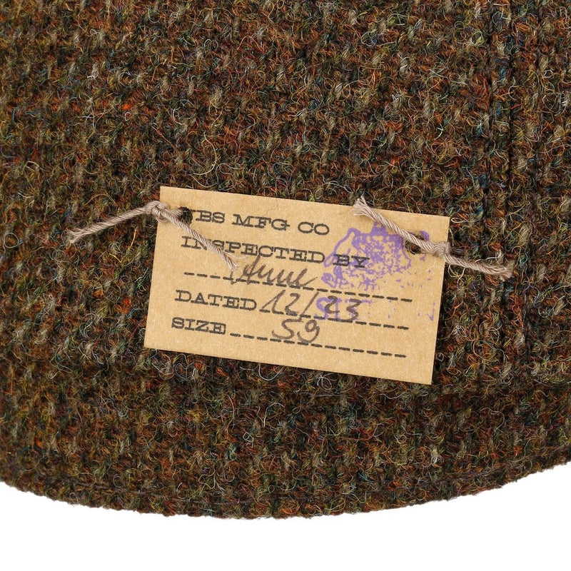 Stetson Hatteras Cap Virgin Wool Harris Tweed