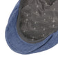 Stetson Kent Herrinbone Virgin Wool Flat Cap Blue