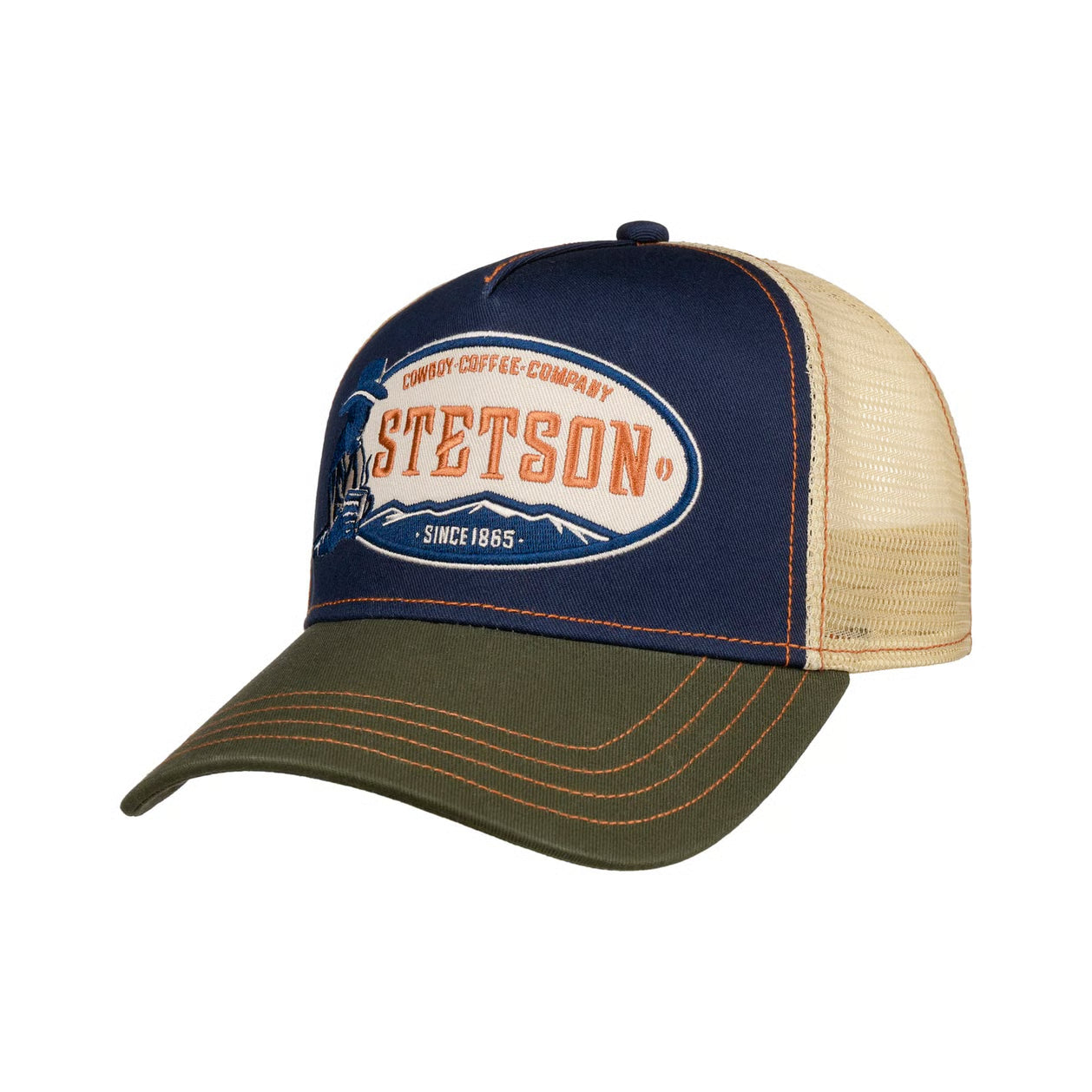 Stetson Trucker Cap Cowboy Coffee