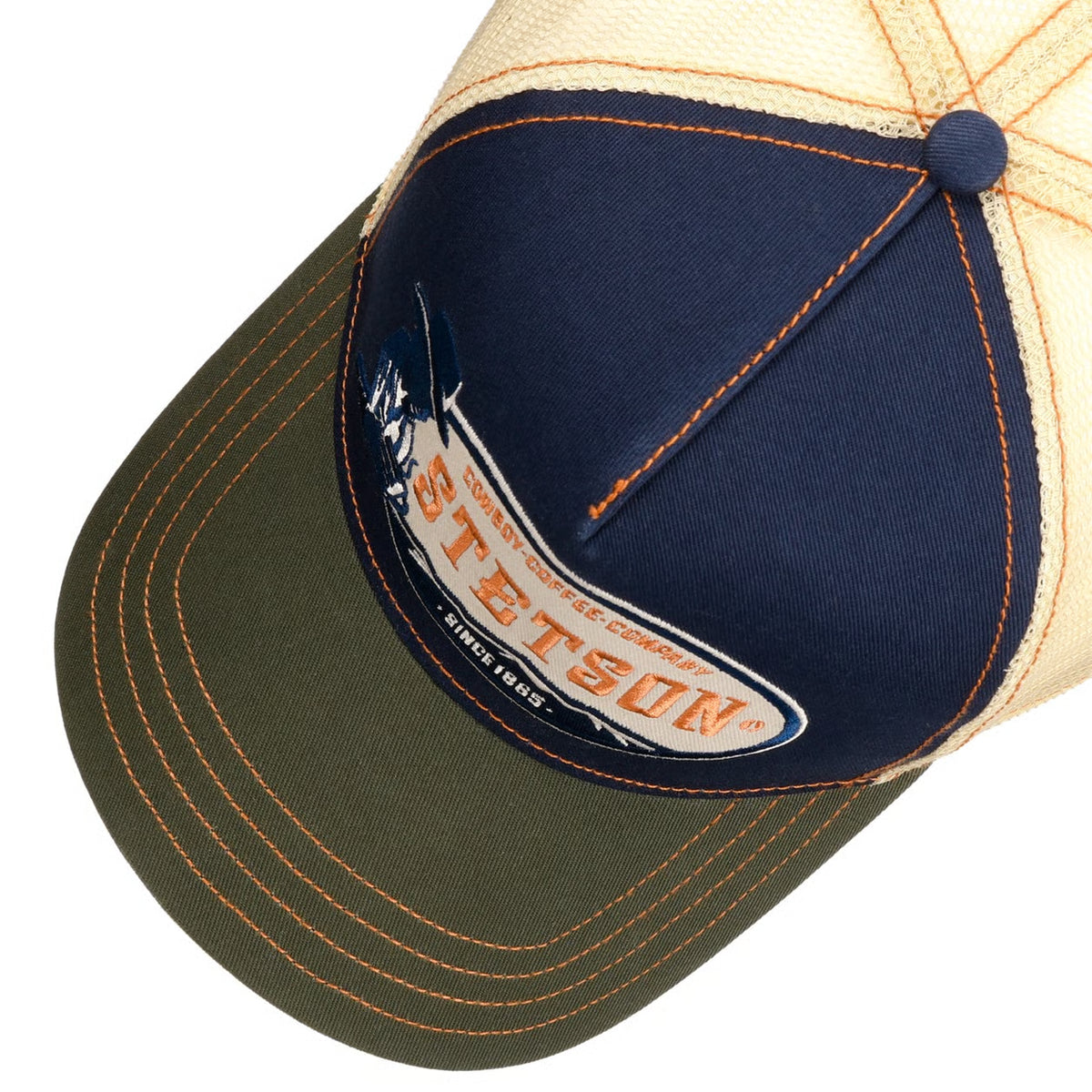 Stetson Trucker Cap Cowboy Coffee