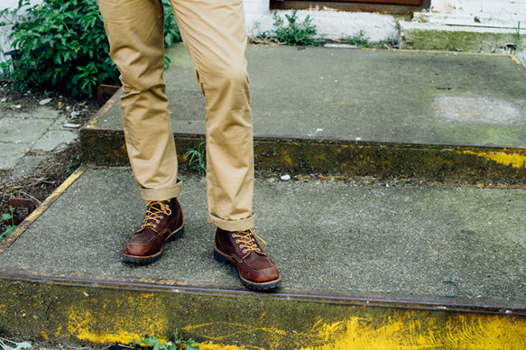 Red Wing 8146 Classic Moc Toe Briar Slick 6 Inch Boots gebraucht