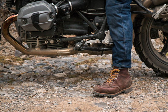 Red Wing 8146 Classic Moc Toe Briar Slick 6 Inch Boots used