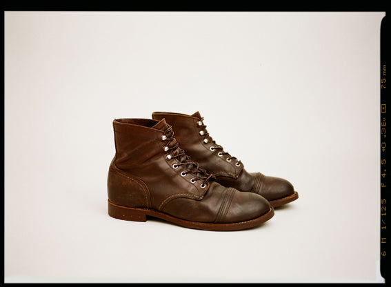 Red Wing 8111 Iron Ranger Amber Harness Patina Gebraucht