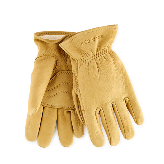 Red-Wing-lined-deer-skin-leather-gloves