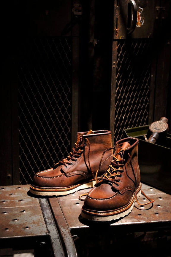 Red Wing 1907 Moc Toe Copper Rough Tough Men - Main Image