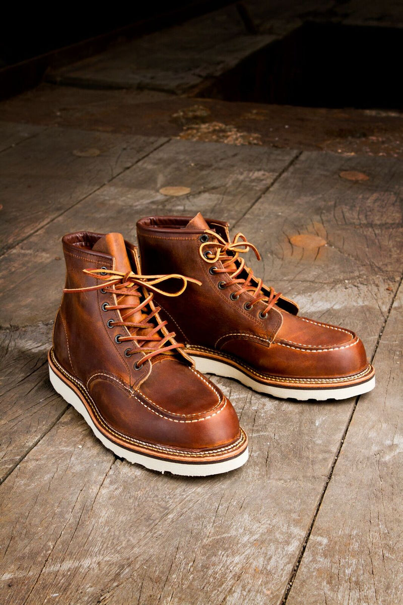 Red Wing 1907 Moc Toe Boot Copper Rough & Tough Herren Stiefel