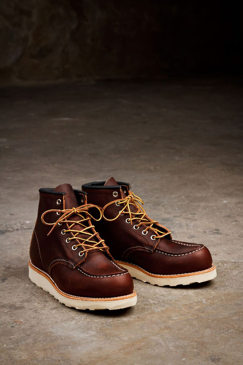 Red Wing 8138 Moc Toe Briar Oil Slick Vorderansicht