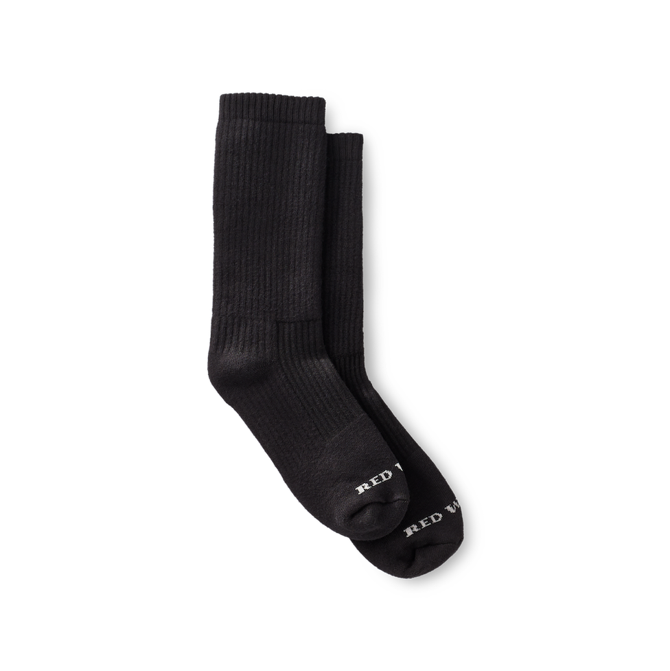 Red Wing Socks Cotton Cushion Black 97647 gepolsterte Socken schwarz