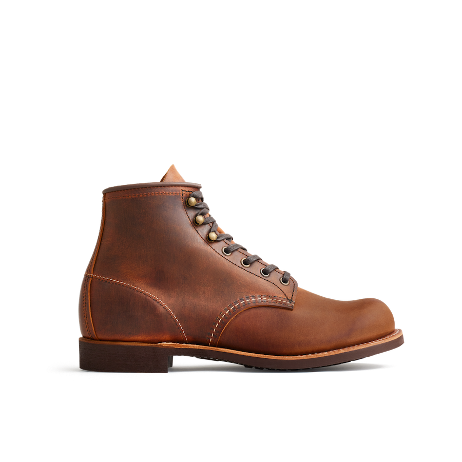 Red Wing 3343 Blacksmith EE Copper Rough & Tough Leder Detail