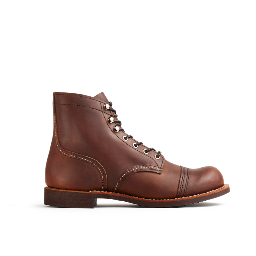 Red Wing 8111 Iron Ranger Amber Harness Leder Profilansicht