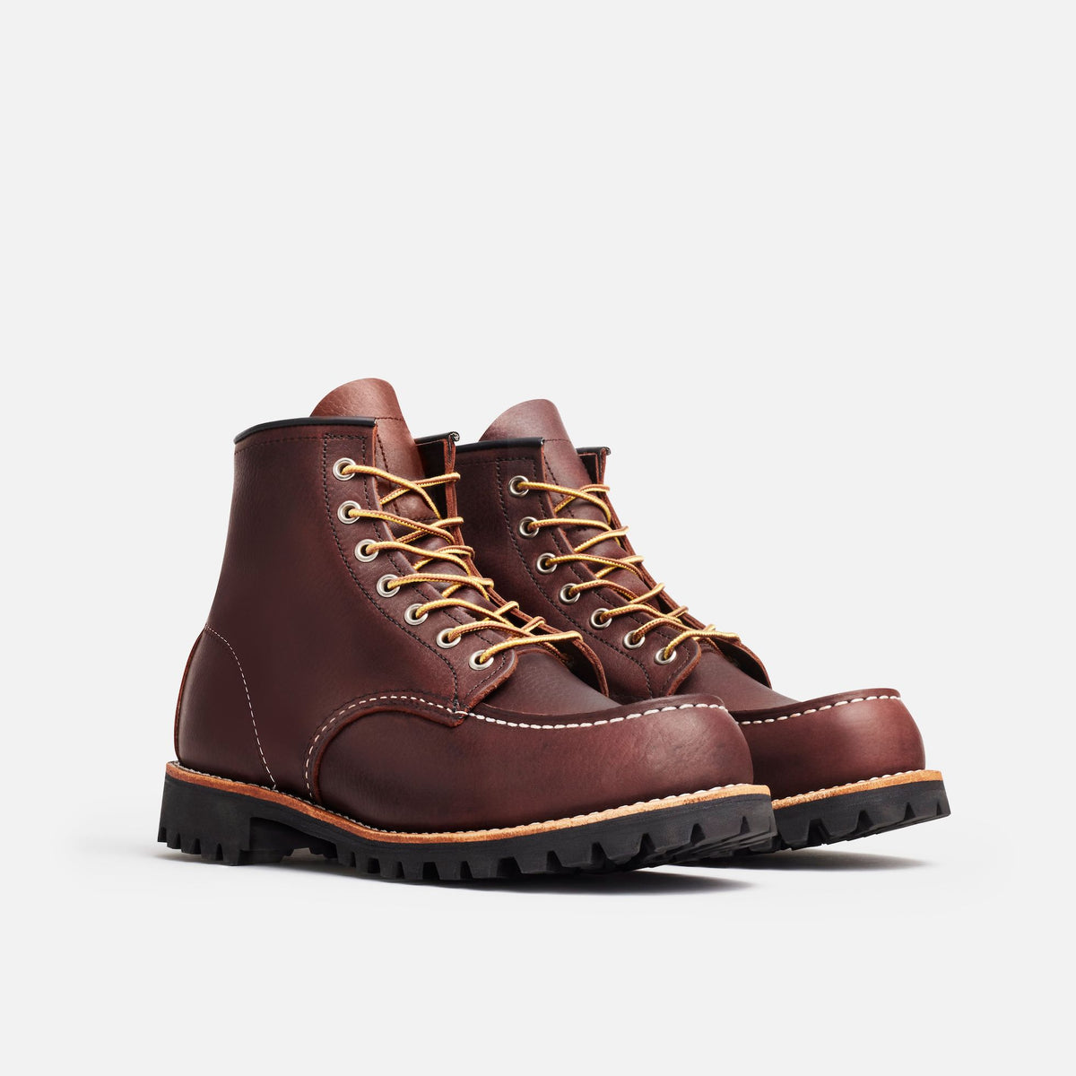 Red Wing 8146 EE Moc Toe Briar Slick Vibram Sohle Seitenansicht